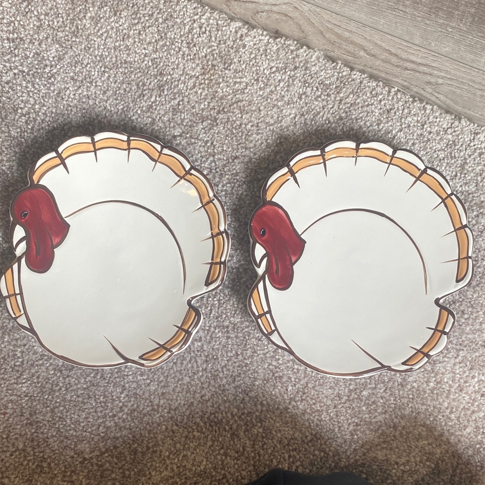 Pottery Barn Gobble Plates